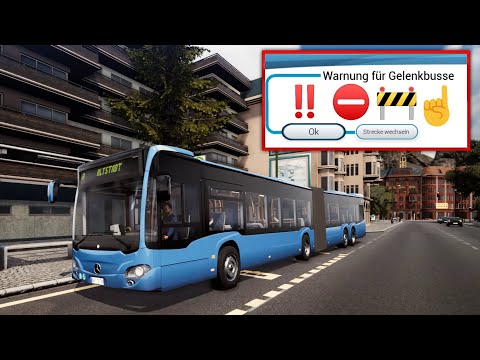 NIE ANGEKOMMEN: Altstadt-Challange im Großraumgelenkbus ☆ Let's Play BS 18 #28