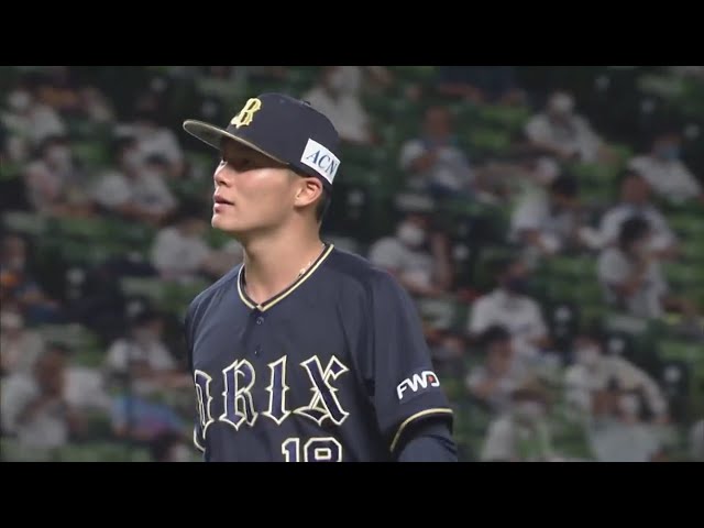 【7回裏】粘りの投球!! バファローズ・山本も負けじと7回2失点の好投を見せる!! 2020/9/8 L-B