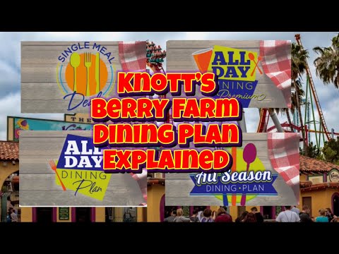 Which Dining Plan Option is the best for you in 2025|Knott’s Berry Farm Dining Plans explained 2025