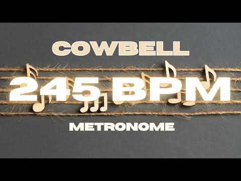 245 BPM - Cowbell Metronome