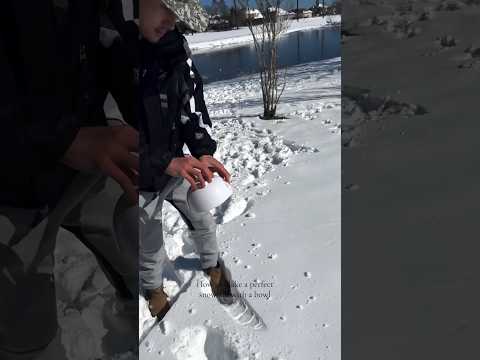 How to make the perfect snowball a bowl #snowballhack #snowball  #bowlsnowball