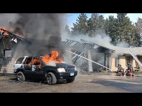 Garage Destroyed in Bemidji House Fire