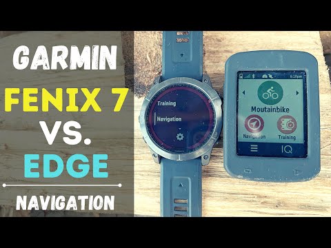 Garmin Fenix vs Garmin Edge Navigation - Ein fairer Vergleich?