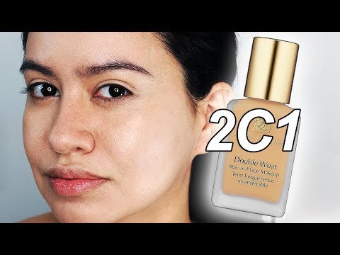 Estee Lauder Double Wear Foundation Wear Test (2C1 Pure Beige) 12 Days of Foundation, Day 4
