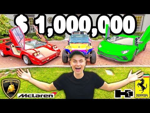 I Spent 1 MILLION DOLLARS on Cars!!