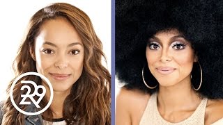 Amber Stevens-West is Transformed into Diana Ross by Make-up Artist Raja | Refinery29 | Refinery29 video
