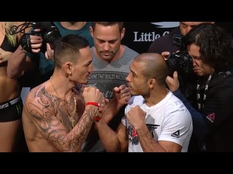 [FULL] UFC 218 official weigh-in with Max Holloway vs. Jose Aldo II | ESPN