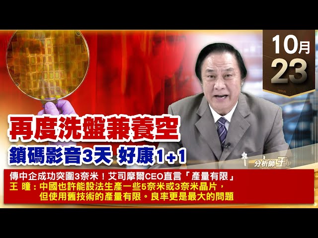 【財經至尊】王曈 1023《【再度洗盤兼養空】》川湖⊕華景電 華泰創新高，振樺電、力旺再創歷史新高，今天發出今年第58包紅包｜【波段獲利王、實戰驗證真功夫第一名】加入line@ king5588