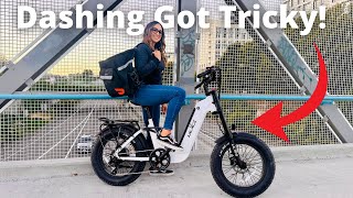 I Tried DoorDash on the Lacros Cyclone E-Bike (Tricky Ride!)