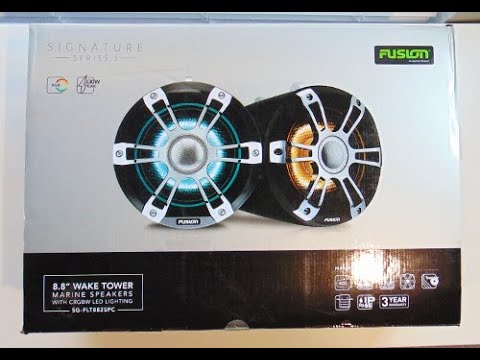 Fusion Signature Series 3 Tower Speakers Review, Feature & CRGBW LED Lighting Walkthrough/Demo