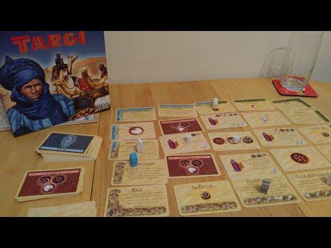 Targi board game - setup, how to play and review *AmassGames * two player HD board game quailty