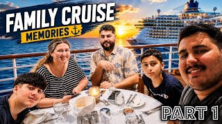 Me & The Fam on A Cruise | Day 1 Vlog | Part 1