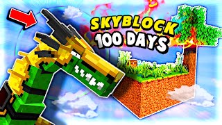We Spent 100 Days in Dragon Skyblock