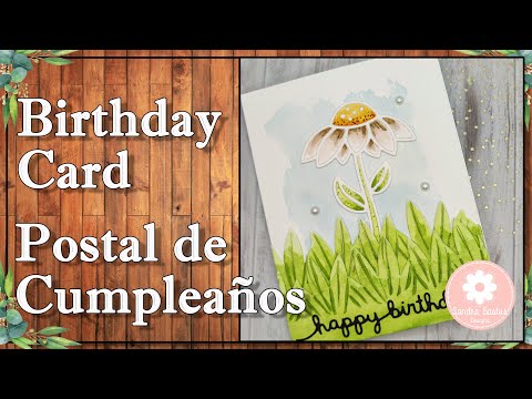 Birthday card for Laura / Postal de cumpleaños para Laura