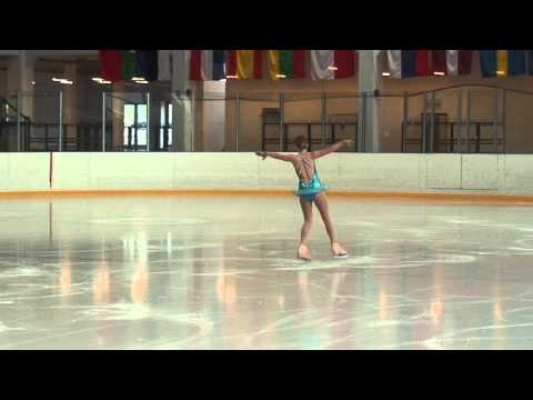 3 Anna LUKASIAK POL  SP Novice Girls - MiniEuropa 2013