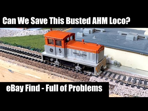 Can We Save This Busted AHM GE Loco? Full of Problems, eBay Find...