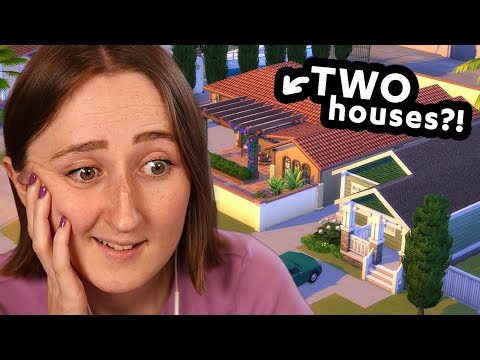 i built TWO sims houses on 1 lot