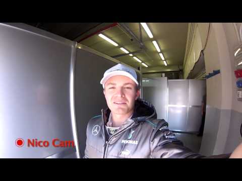 F1 W04 launch - behind the scenes with Nico