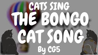 Cats Sing The Bongo Cat Song by CG5 | Cats Singing Song