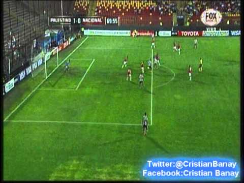 Palestino 1 Nacional 0 (Cooperativa Chile) Copa Libertadores 2015  (5/2/2015)