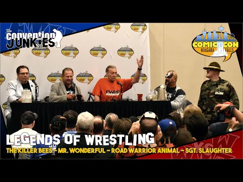 Wrestling Legends: Killer Bees, Mr Wonderful, Animal & Sgt Slaughter at Niagara Falls Comic Con 2019