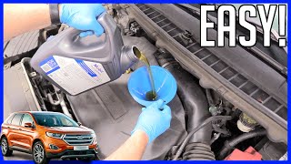 Change Engine Oil and Filter Ford Edge