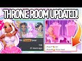 🩷The THRONE ROOM Updated AGAIN! PHASE #8 Coming SOON?! Small Update news for #royalehigh !🌴⚡