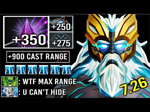 +900 CAST RANGE SEER STONE Zeus Non-Stop Skill Spam Crazy Solo Def Imba 128k Damage 7.26 Dota 2
