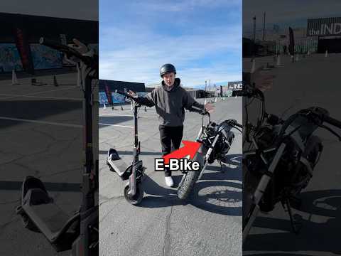 E-Bike VS E-Scooter 🔥