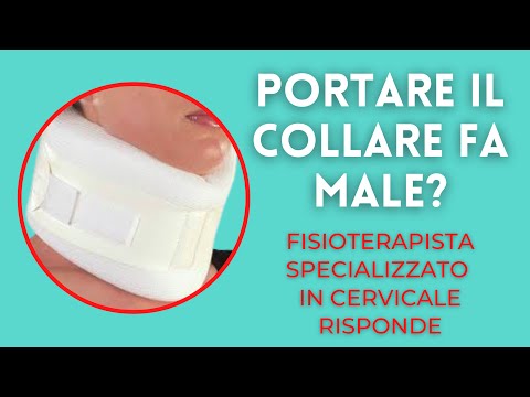 Portare il collare cervicale fa male? Fisioterapista risponde