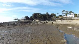 preview picture of video 'Time-Lapse sur la plage du Platin à Saint-Palais-sur-mer pendant las grandes marées'