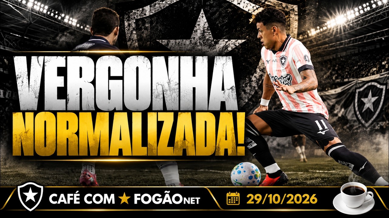 LIVE CAFÉ COM FOGÃONET | Botafogo é presa fácil e perde mais uma; time não mostra poder de reação