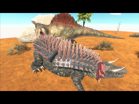Lizzie Rampage vs Dinosaurs  - Animal Revolt Battle Simulator