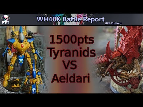 Warhammer 40k Battle Report - Tyranids VS Aeldari