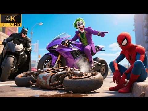 Drama! Joker Points and Laughs – Spider-Man Will Make Them Pay! | SpiderMan AI #spiderman #ai