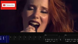 Epica - Sancta Terra  -  Guitar Cover Lesson Tutorial With Tabs