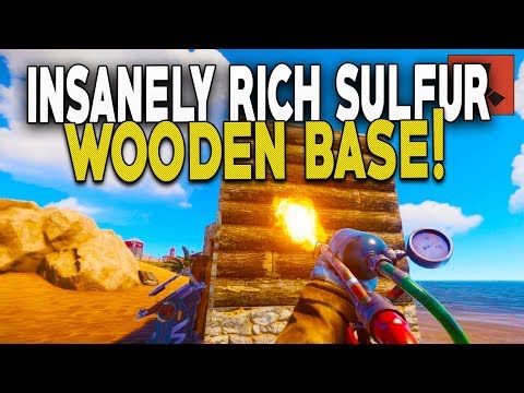 Raiding Insanely Rich Wooden Base! - Rust Solo Survival