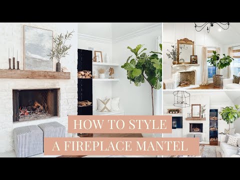 MANTEL DECORATING IDEAS | How to Style a Fireplace Mantel | FARMHOUSE LIVING