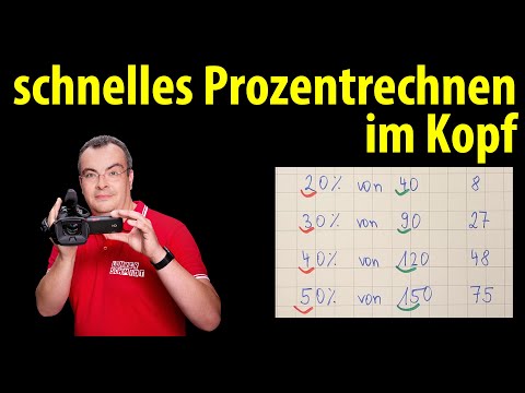 Quick mental percentage calculations (with explanation) |  Lehrerschmidt
