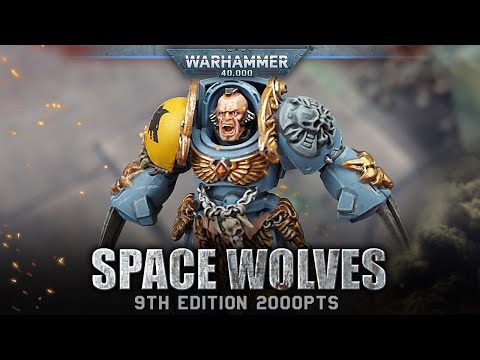 Space Wolves COMPLETE ARMY Warhammer 40K 9th Edition 2000pts
