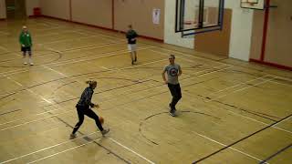 Passing 4 – 3 players: rebound, outlet pass, get return, pass to 3rd player for layup