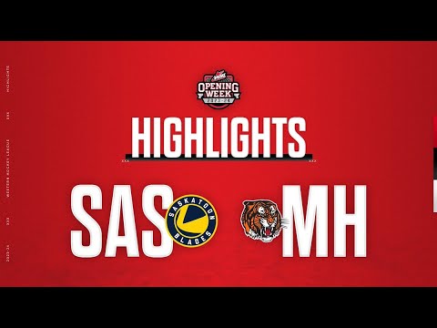 Saskatoon Blades at Medicine Hat Tigers 9/30 | WHL Highlights 2023-24