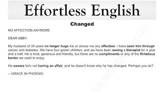 Effortless english DVD1 Lesson 4   Changed