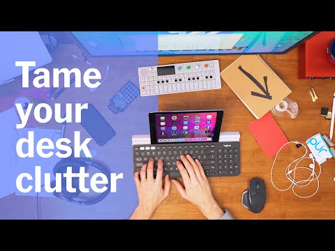 Tame Your Desk Clutter With This One Simple Trick