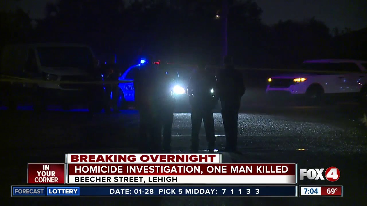 Lee County deputies investigate overnight homicide in Lehigh Acres
