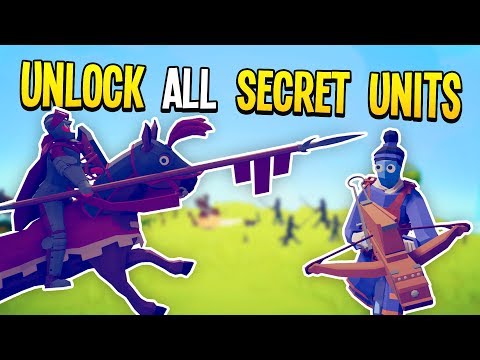 How to Unlock All SECRET UNITS in Totally Accurate Battle Simulator (TABS)