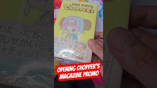Open Chopper Magazine Promo with me#onepiece #optcg #tonychopper