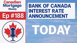 Bank of Canada Live Interest Rate Announcement