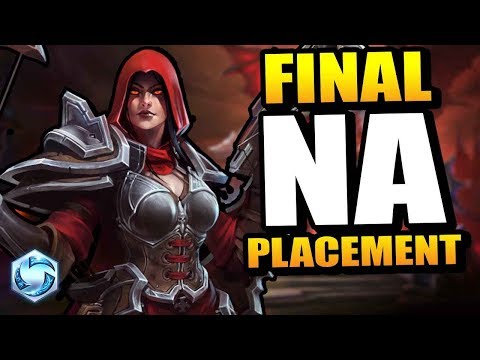 My Final NA Placement Game! // Heroes of the Storm