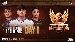 [EN] PUBG MOBILE Gamer’s Grand Rumble | SA Qualifiers Day 1 ft. #a1 #ihc #falcons #ste #horaa #drs